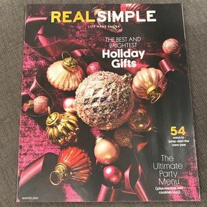 Real Simple Magazine - Winter 2025   home kitchen cooking holiday holidays party